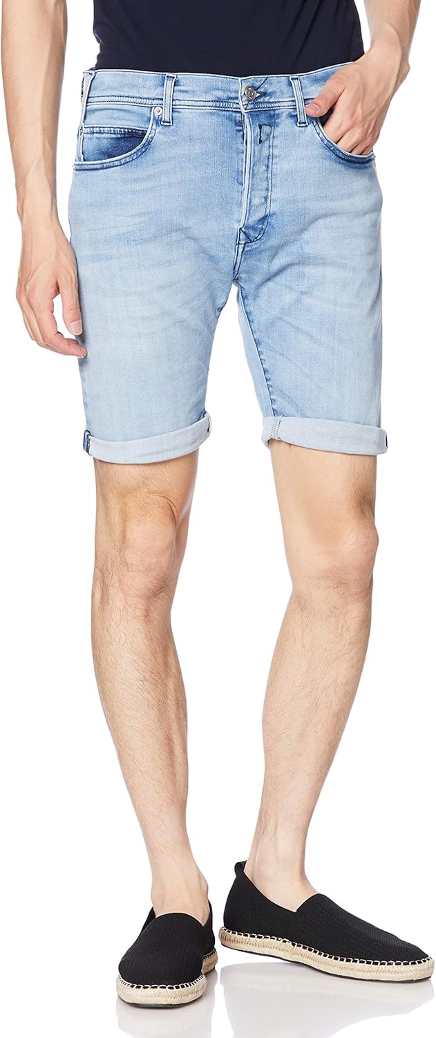 replay 901 denim shorts