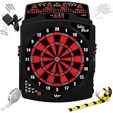 Viper by GLD Products Solar Blast Electronic Soft Tip Dart Board for Adults | 15.5 Inch Regulation Target Face, 43 Games, 180 Options, 2-16 Players, Automatic Scoring, PPD and MPR, LED Scoreboard