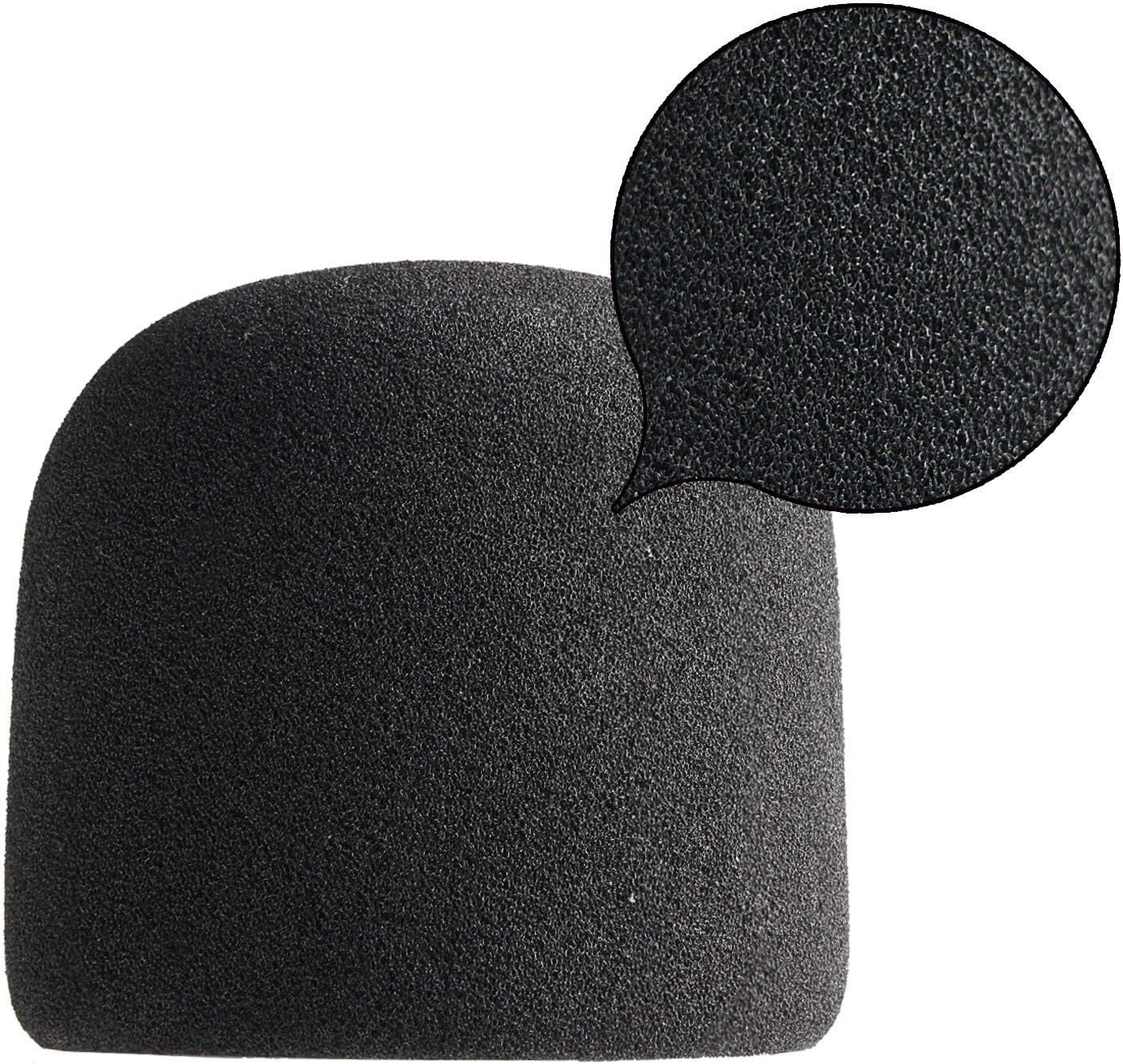 YOUSHARES Anti-Pop Foam Filter in Windshield Fur for Blue Yeti Microphone Blue Yeti Pro Micro Anti Wind Cap (2 Packs) - Image 4