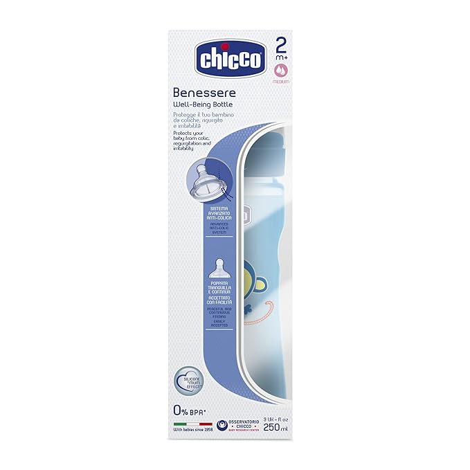 chicco feeding bottle 250ml
