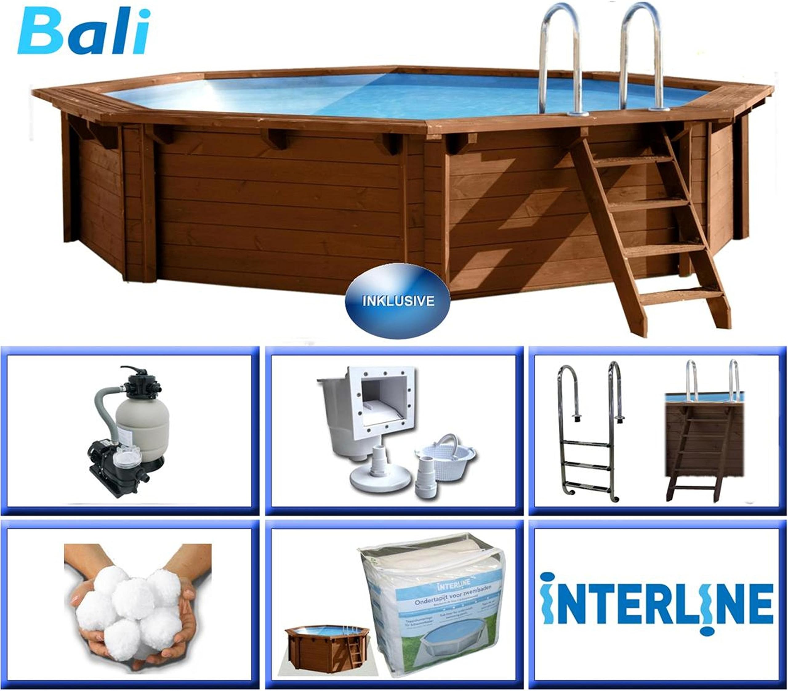 Interline 50700201 434 x 116 cm Round Bali Swimming Pool