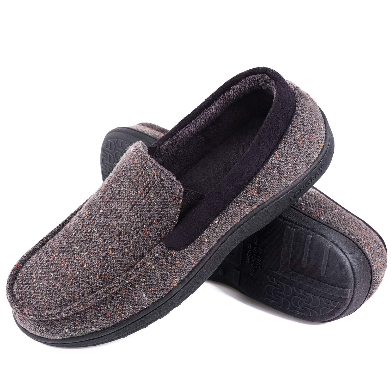 memory foam moccasin slippers
