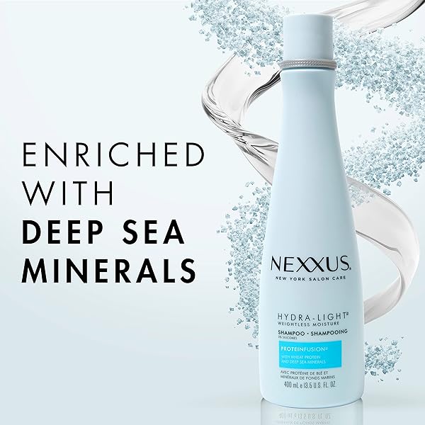 NEXXUS HYDRA-LIGHT WEIGHTLESS MOISTURE SHAMPOO REPLENISHING SHAMPOO FOR OILY HAIR SILICONE FREE 13.5 OZ