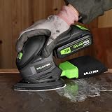 GALAX PRO 20V Cordless Detail Sander Dust Collection 20 Sandpapers Battery view 6