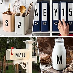 520 PCS Letter Stickers 30 Sheet Large Mailbox