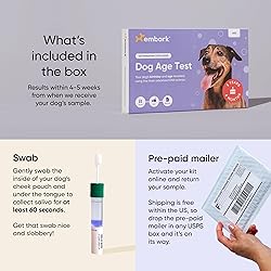 Embark Dog Age Test Kit - Estimates Age and