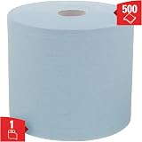 WypAll L20 Wiping Paper 7300 Blue 2-Ply Jumbo Roll 500 Sheets view 2