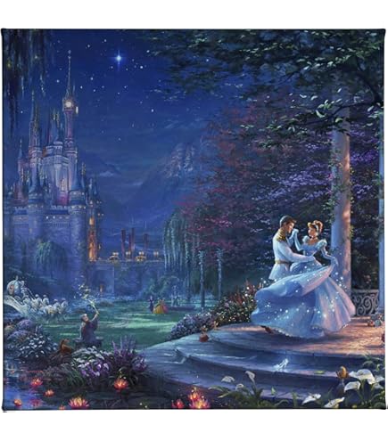 Amazon.com: Thomas Kinkade Disney Tinker Bell and Peter Pan