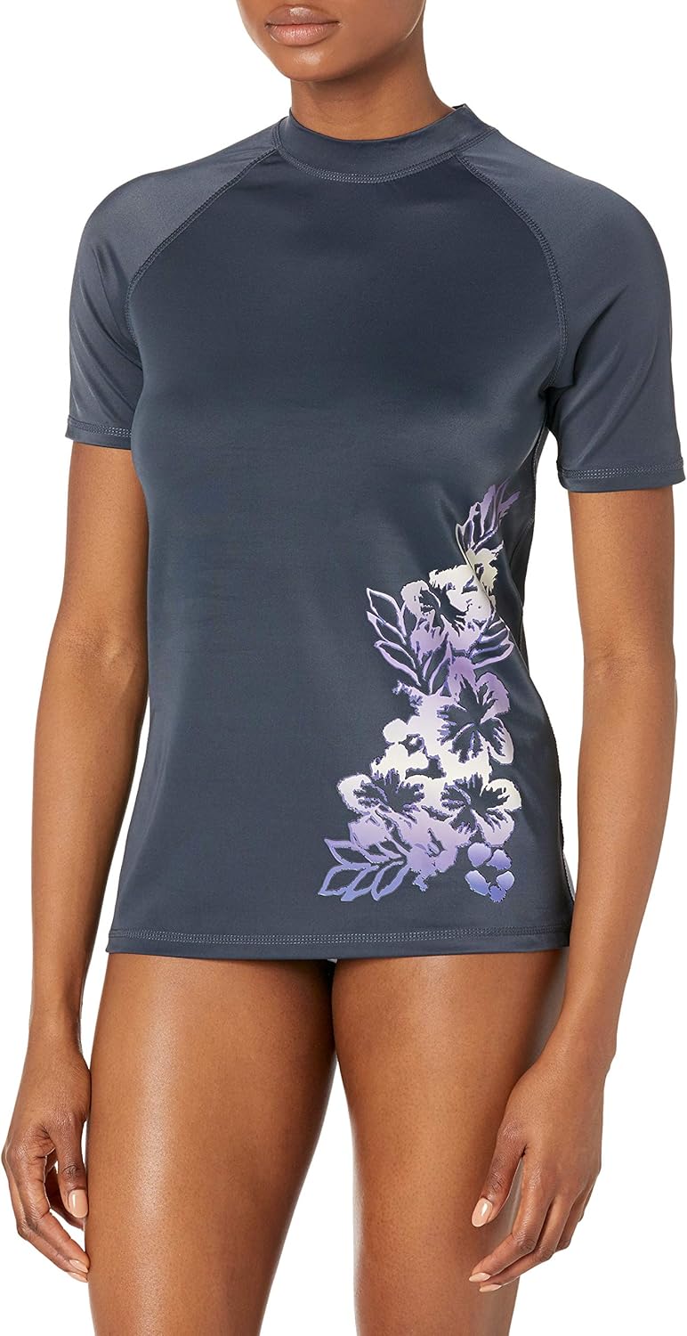 Kanu Surf Women's Marina UPF 50+ Short Sleeved Active Rashguard & Workout Top at  Women’s Clothing store