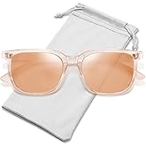 YDAOWKN Womens Polarized Sunglasses for Women Trendy Designer Mirrored UV400 Protection Sun Glasses