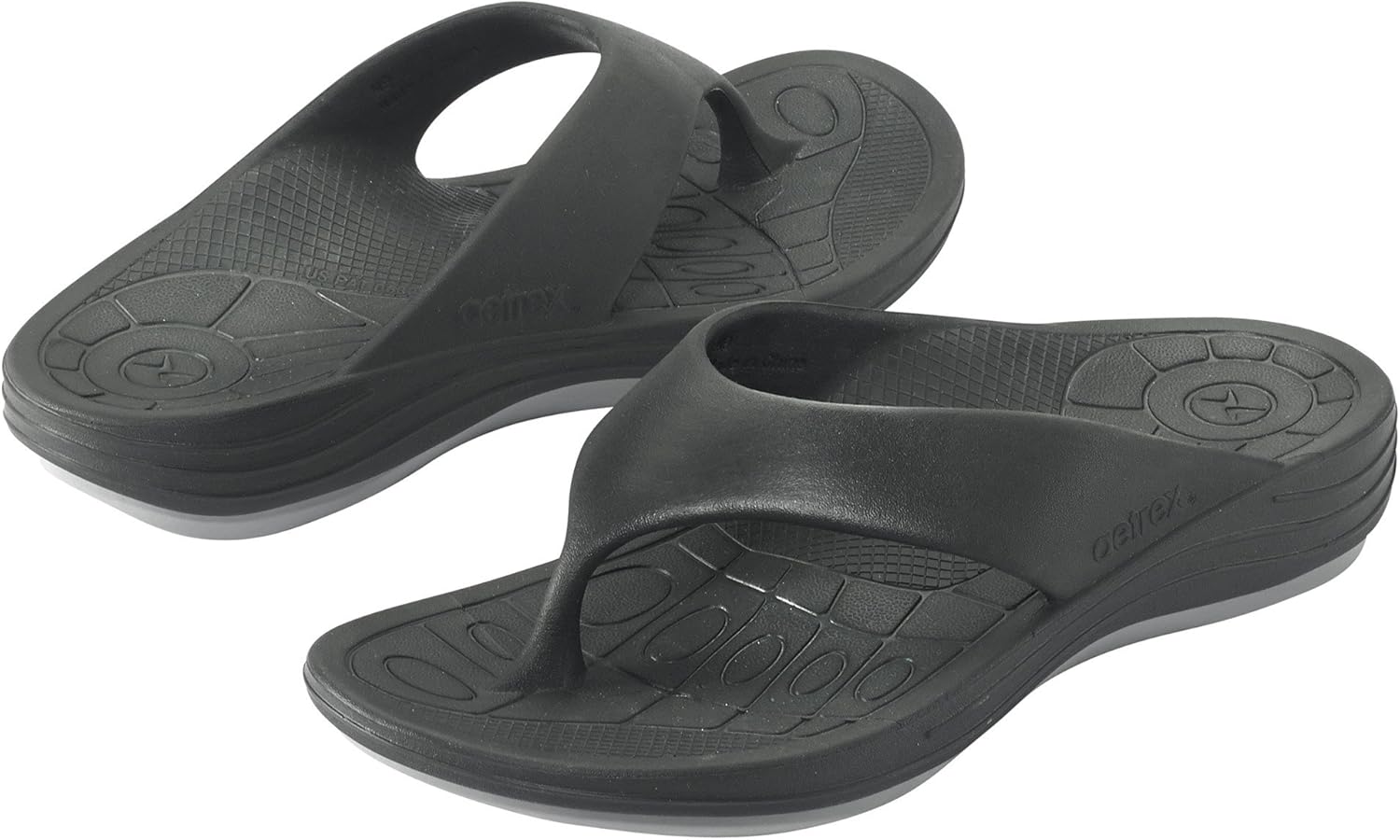 aetrex flip flops