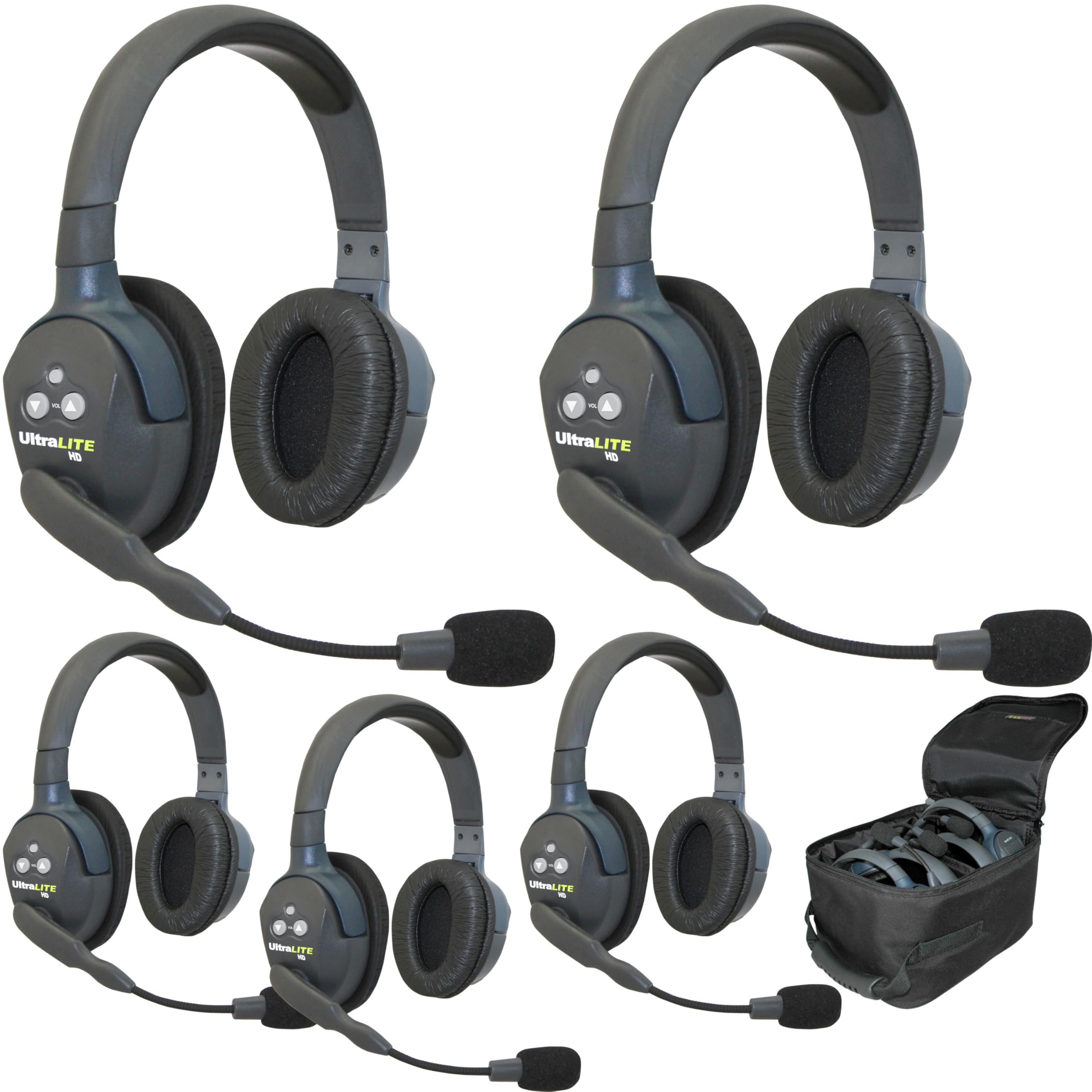 Mua HUB8S Ultralite-HD 8 Person Full Duplex Wireless Intercom Headset Communication System Single Ear Headsets Up To 1000ft Range Us Company B07pmljx13 - View #8