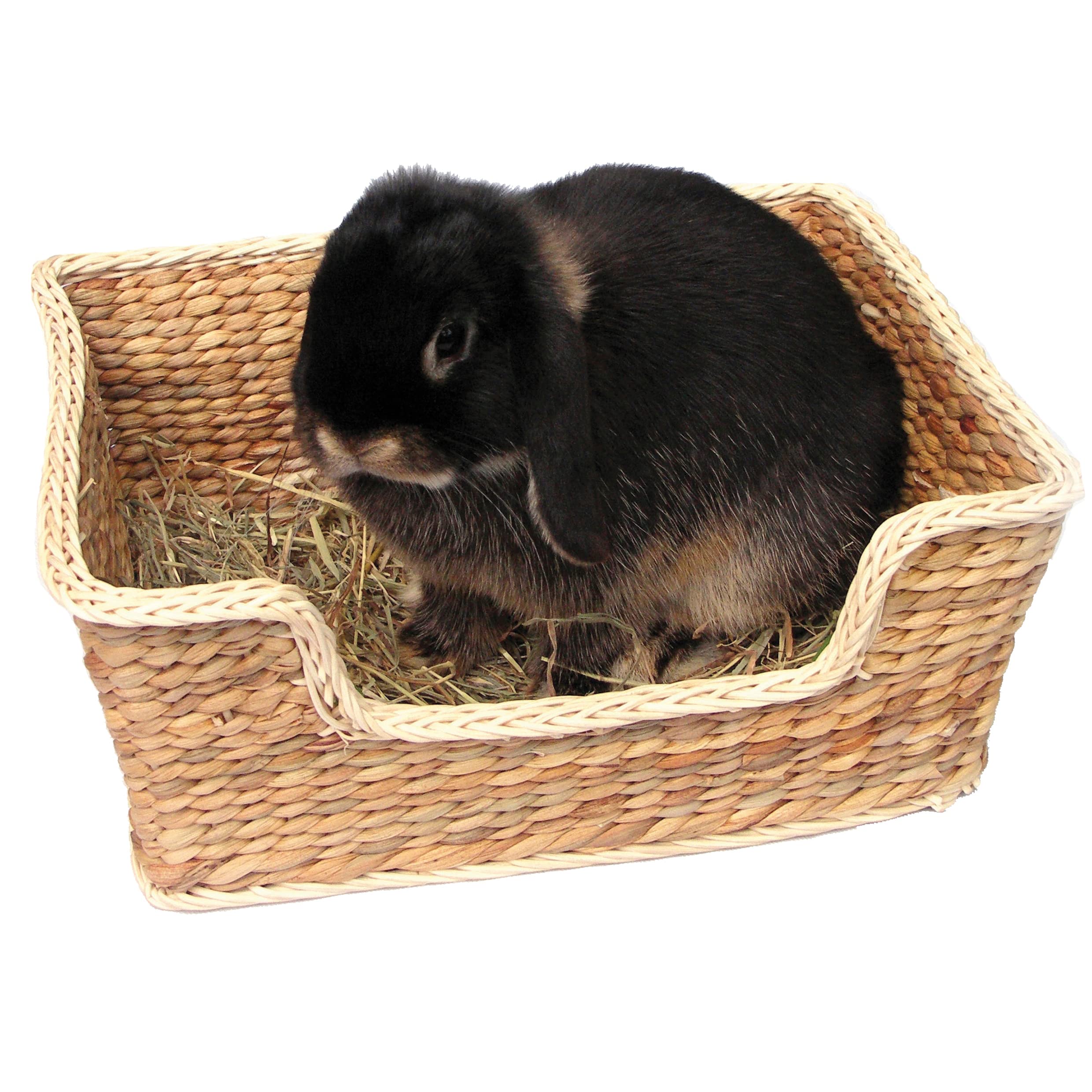 Rosewood Naturals Chill 'n' Snooze Bed, Small Animal Sleeper, Natural Materials Hand Woven for Rabbits, Guinea Pigs, Ferrets, Chinchillas, Degus and Rats, 33cm x 26cm