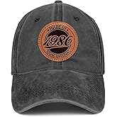 BBsoft 40th Birthday Gifts Men 40 Year Old Gifts Ideas Man 40th Birthday Decorations for Men 100% Cotton 1986 Hat