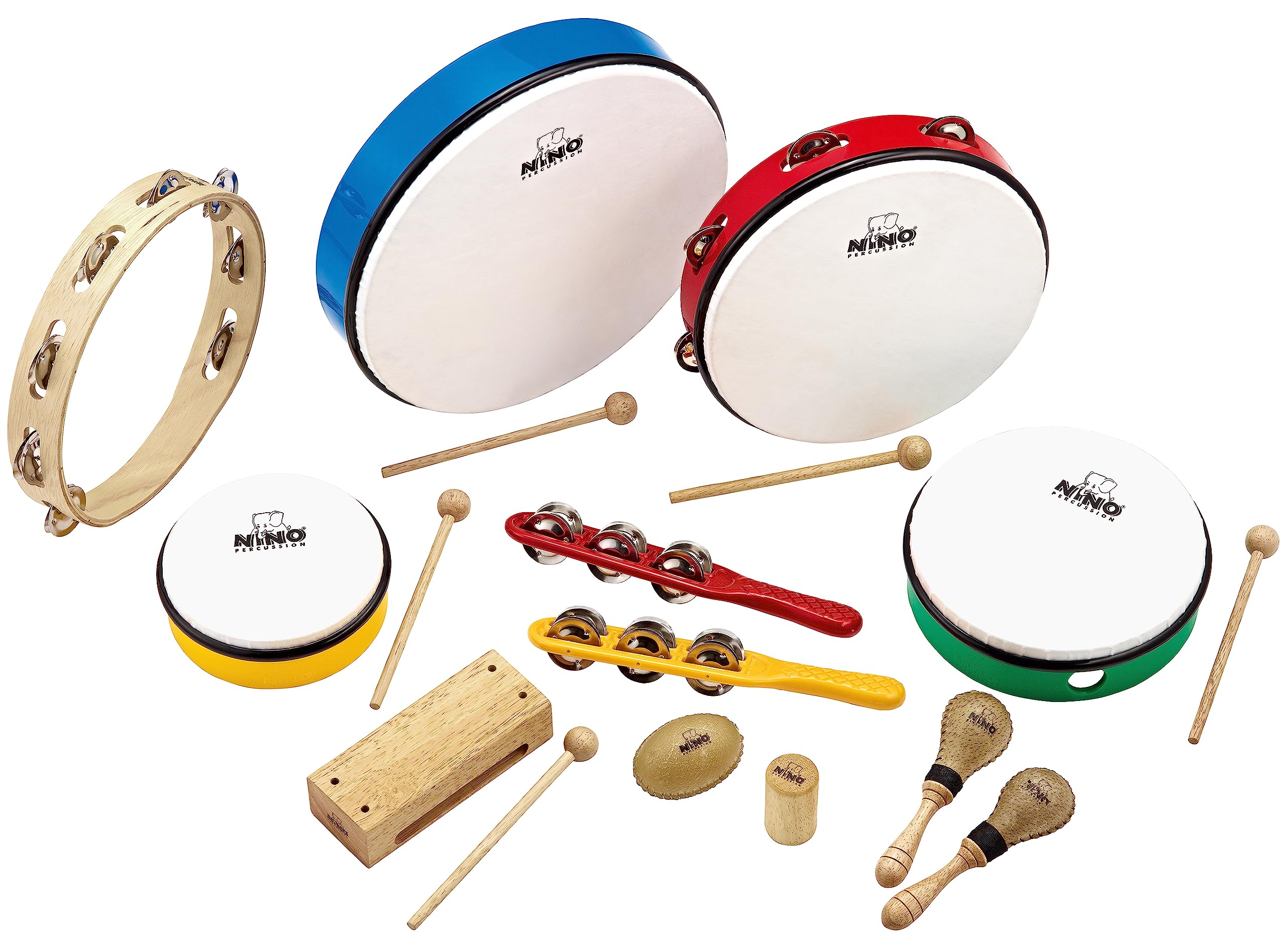 Nino Percussion NINOSET2 Collection Children's Instrument Set (5 Pieces) NINOSET012 — image 1