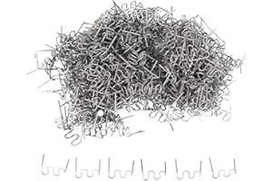 Teppich 1000Pcs 0.8mm Staples for Hot Stapler Plastic Repair Wave Staples Bumper Bodywork Repairs S Wave Staples，Automotive B