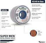 MG Chemicals 453-NS Super Wick Desoldering Braid #3 No Clean 0.075" x 50' Green view 3
