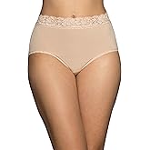 Vanity Fair Women’s Flattering Lace Panties: Lightweight & Silky with Superior Stretch
