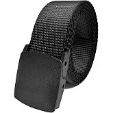 Build A Belt Men's Adjustable High Strength Utility Tactical Belts with Heavy Duty Plastic Buckle Up to 80" Length