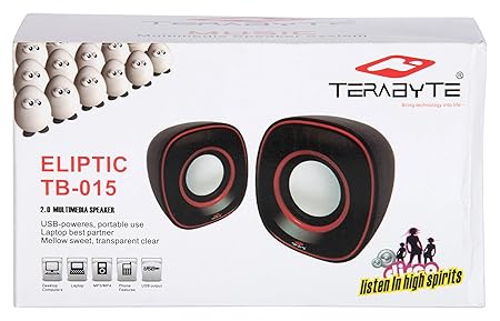 Terabyte 2.0 USB Powered Speakers (Black)