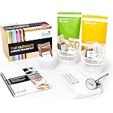 The Ultimate Cheese Making Kit - DIY Kit for 10 Cheeses: Mozzarella, Mascarpone, Feta, Ricotta - Includes Rennet & Instructio
