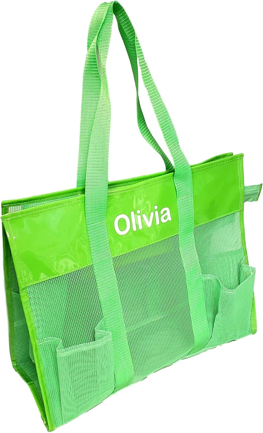 Waterproof Mesh Shopper Utility Beach Bag Zipper