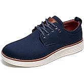 Larwen Oxford Shoes for Men Dress: Blue 12 Comfortable Formal Business Lace Up Walking Wedding Office Working Driving Shoe