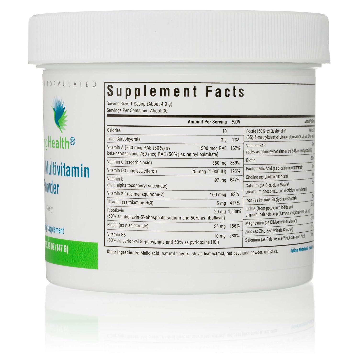Seeking Health Optimal Multivitamin Powder 30 Servings Vegetarian