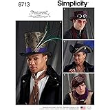 SimplicityCosplay Costume Hat Sewing Patterns, One Size Only