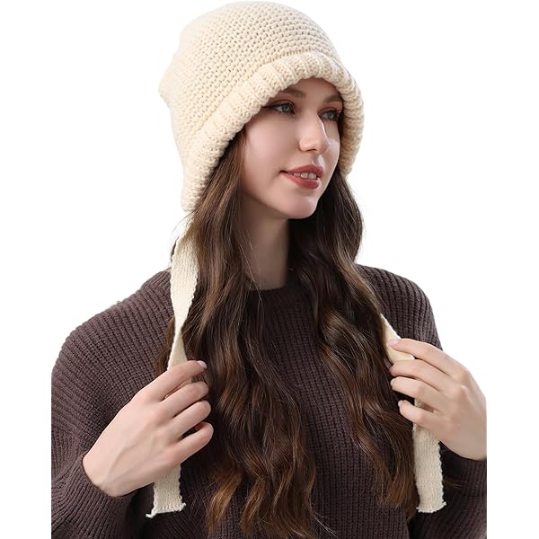 JFH Black Rasta Stripe Peruvian Ear Flap Beanie with Braided