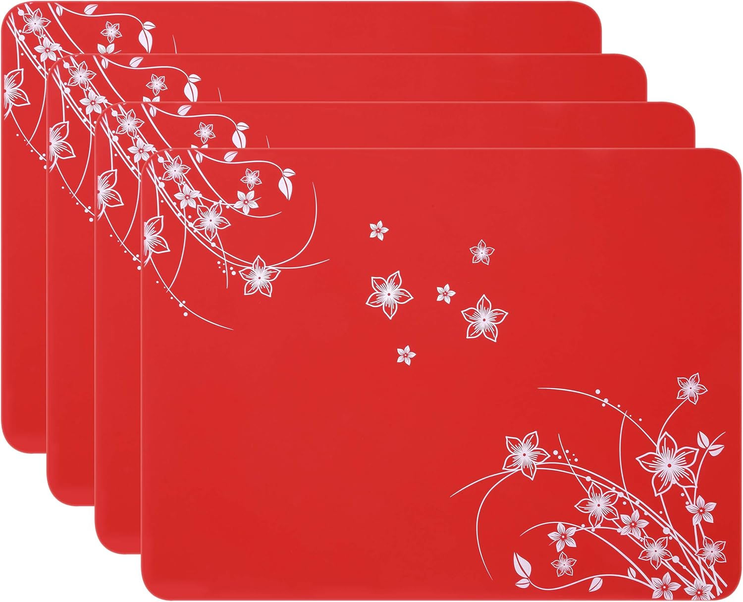 RIYUEMING Silicone Placemats，Waterproof Placemats, for Home