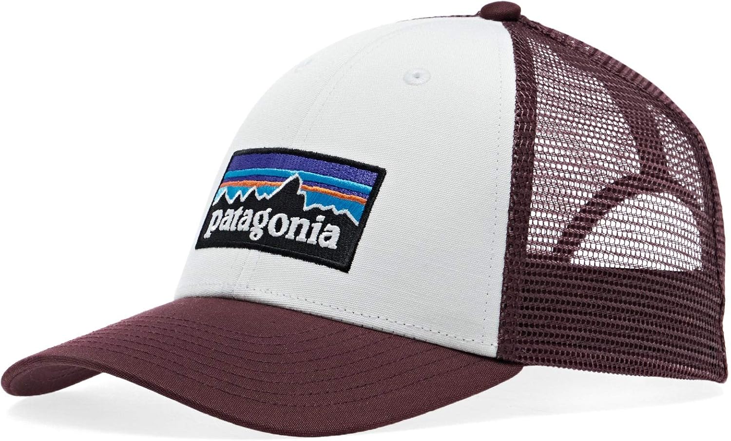 Patagonia Hats P6 Logo Organic Cotton LoPro Trucker Cap WhiteRuby