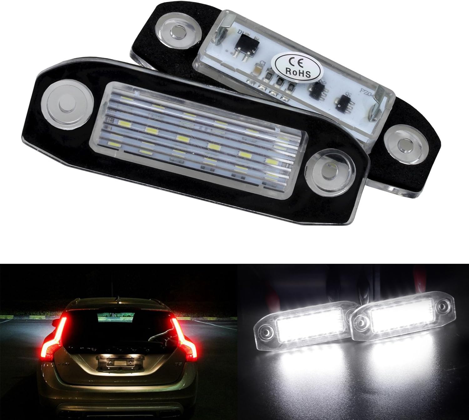 volvo s40 number plate bulb