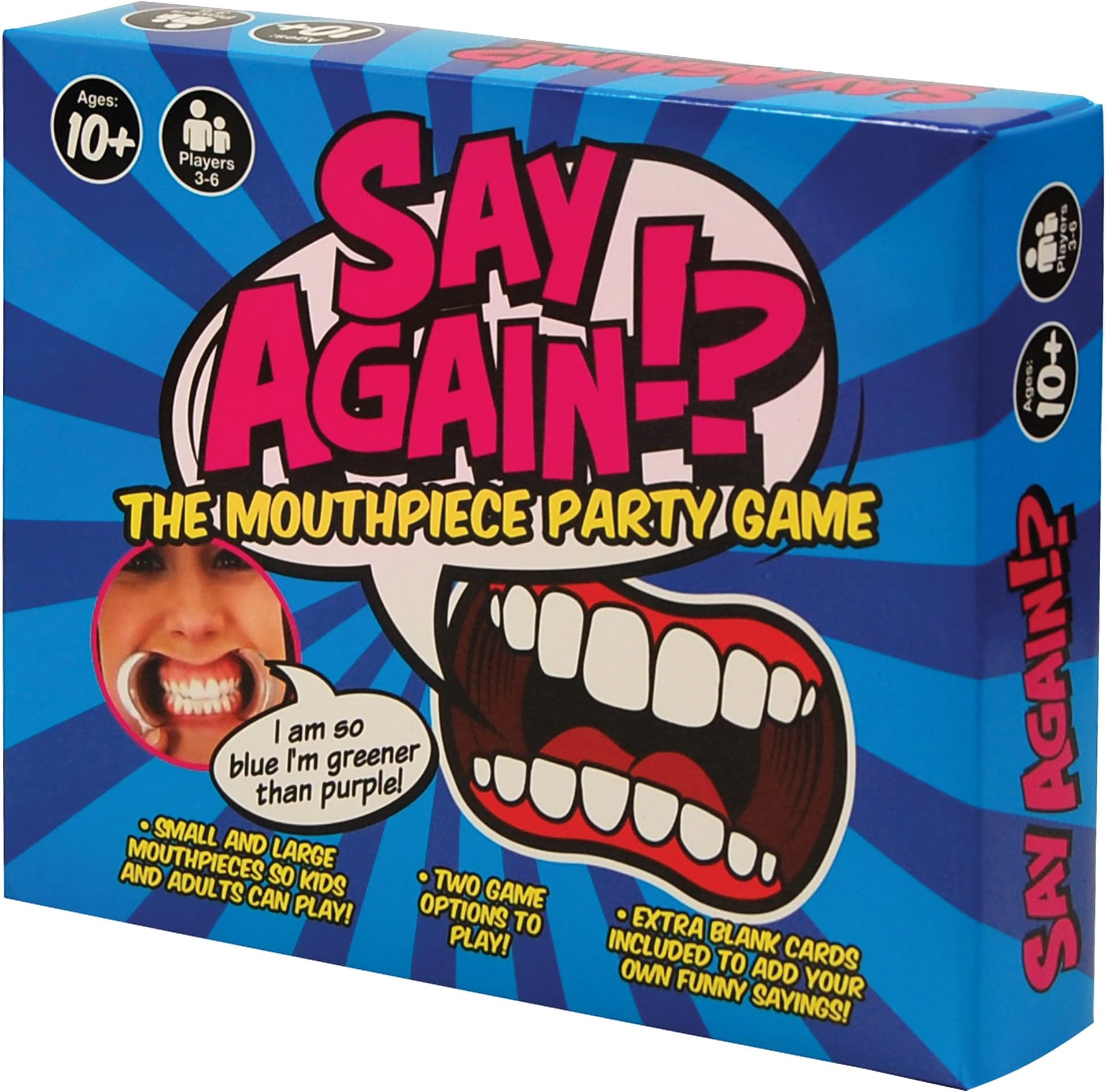 Kapow Gifts Say Again Game - speak out loud and quit your jabber jibber!