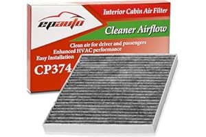 EPAuto CP374 (CF10374) Cabin Air Filter includes Activated Carbon Replacement for Toyota Tacoma (2005-2021), Dodge Dart (2013-2016), Pontiac Vibe (2003-2008)
