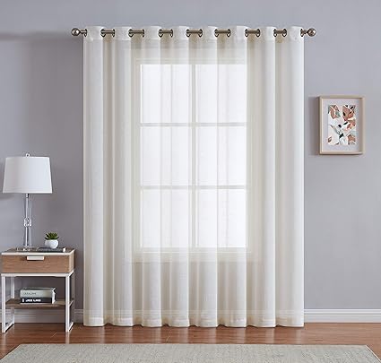 Grommet Semi Sheer 1 Extra Wide Patio Curtain Panel 102 Inch