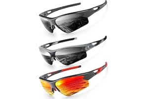 ANYLUV Sports Sunglasses for Men Women, Upgraded Lightweight Mens Polarized Sunglasses UV Protection for Outdoors