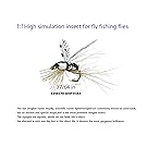 YAZHIDA lifelike Flies and mosquitoes fly fishing dry flies (Mosquito)