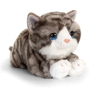 gatito abrazando peluche
