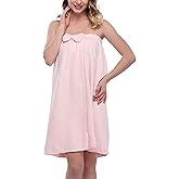goodmansam Women's Shower Wrap Robes Spa Body Wrap Bathrobe Ultra Absorbent Cover up Towels