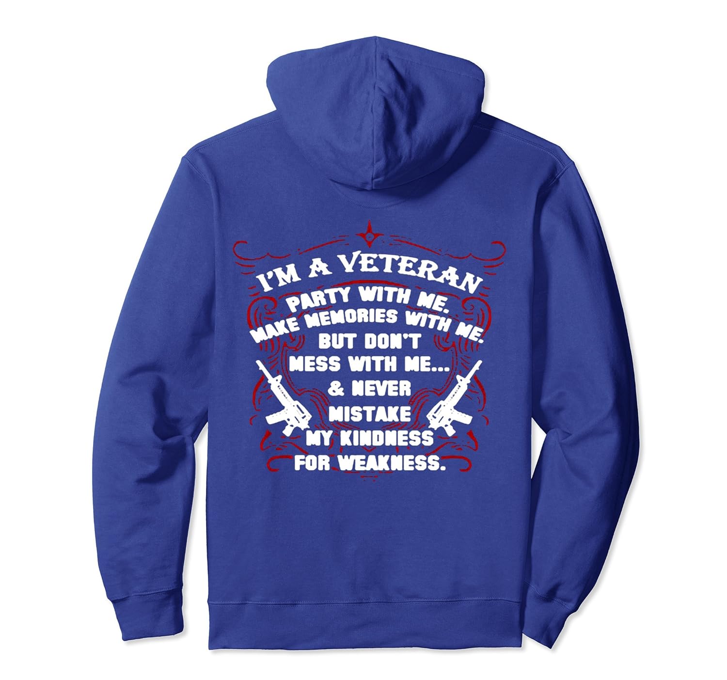 I'm a Veteran but don't mess with me Hoodie-anz