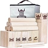 GoSports Size Kubb Viking Clash Toss Game Set for Kids & Adults