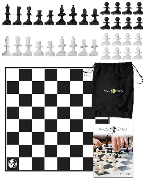 PACO SAKO PEACE CHESS GAME, SUPER FUN FOR CHESS LOVERS, MAKE PEACE WHILE PLAYING CHESS, NOT WAR – CHESS SET BOARD GAME FOR PEACE MAKERS | 2-PLAYERS