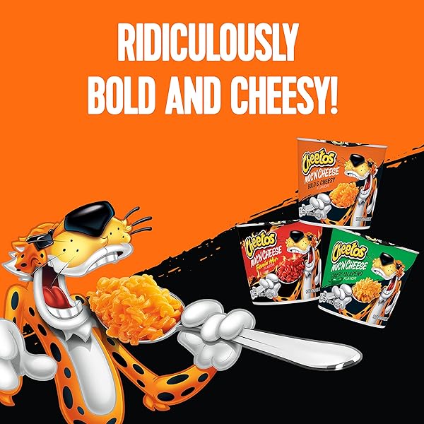 CHEETOS MAC ‘N CHEESE, 3 FLAVOR VARIETY PACK, (12 CUPS)