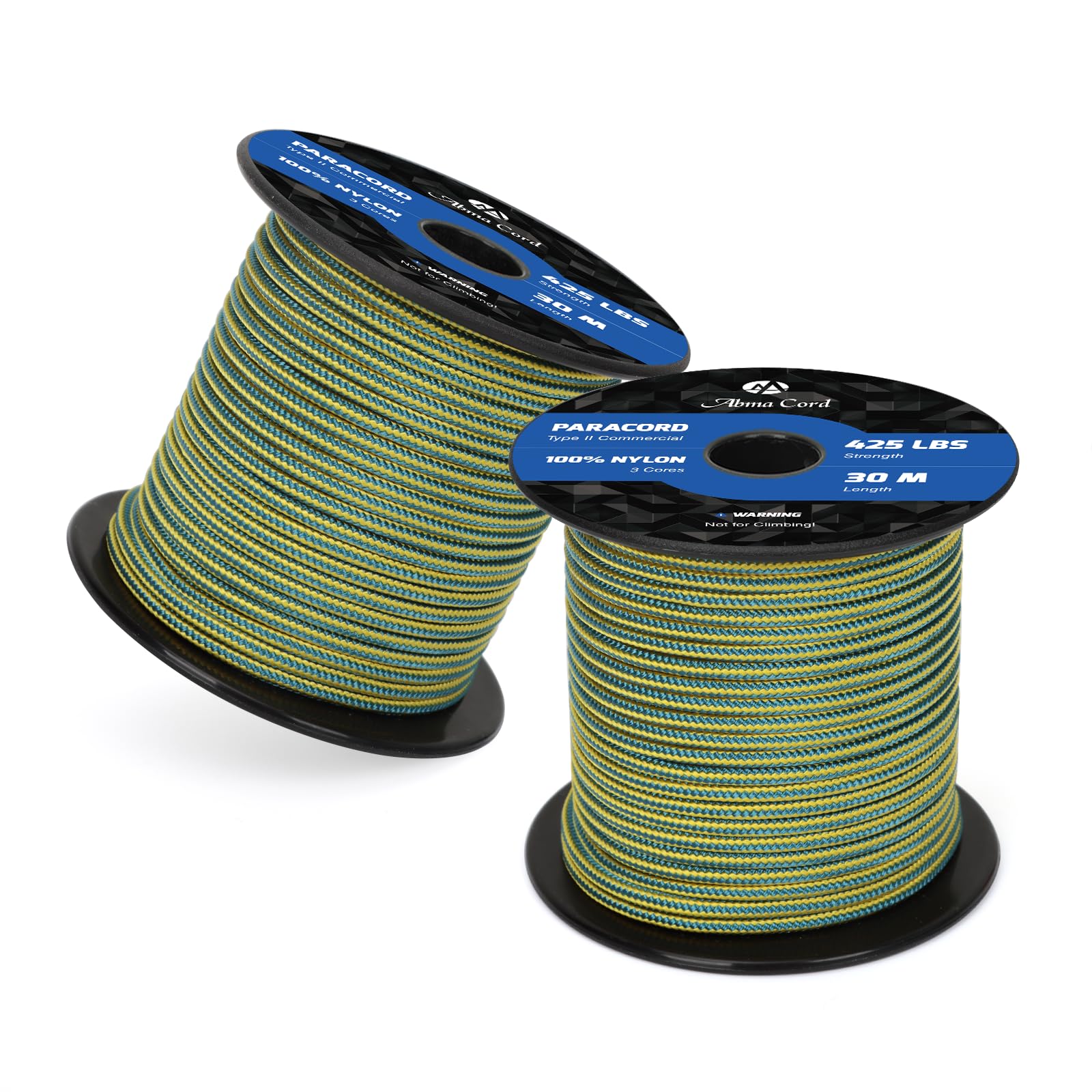 Abma Cord Paracord 425 lbs 3mm 100% Nylon 30M - King Tut