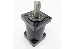 BESTOPPER Planetary Gearbox Nema 23 Ratio 10:1 Gear Head Speed Reducer 1/4" Input fit for 6.35mm Shaft Stepper Motor CNC Router Lathe DIY(10:1)