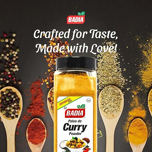 Badia Curry Powder Jamaican Style, 16 oz – Authentic Island-Inspired Blend  of Spices for Bold Caribbean Flavor