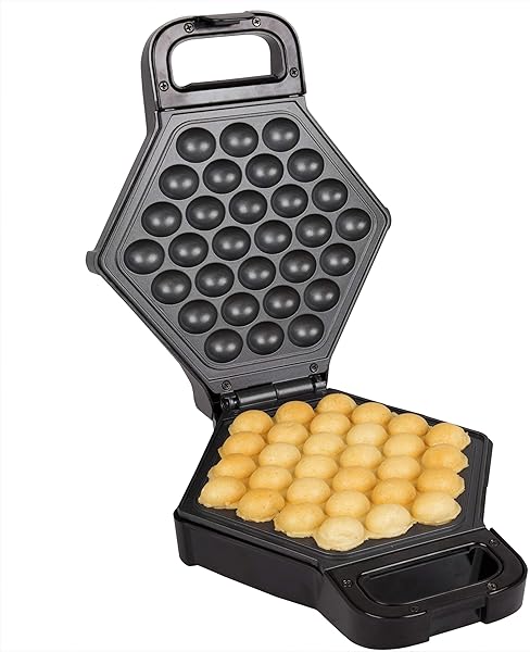 bubble waffle maker by cucina pro