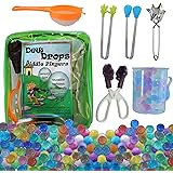 SENSORY4U Water Beads with Fine Motor Sensory Toys Set, Water Bead Sensory Bin Kit, Kids Learning Educational Toys