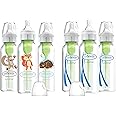 Dr. Brown’s Natural Flow® Anti-Colic Options+™ Narrow Baby Bottles 8 oz/250 mL, with Level 1 Slow Flow Nipple, 6 Pack, 0m+ Woodland Animals Gift Set